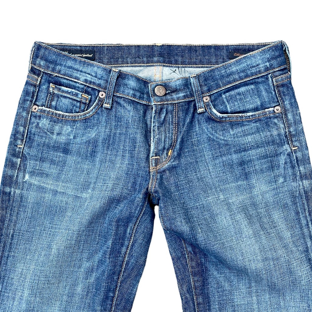 Citizens of Humanity Kelly #001 Stretch Low Waist Bootcut Jeans Size 27 - Picture 5 of 7